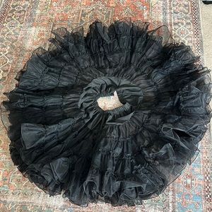 Vintage Tulle Circle Skirt petticoat